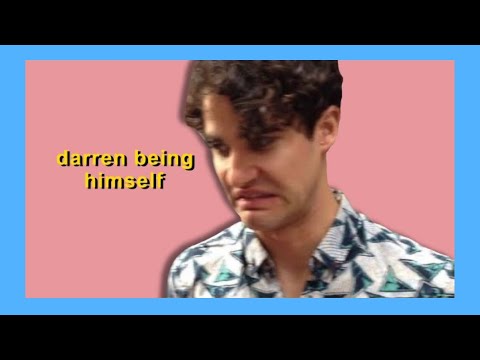 darren criss being cute and dumb for 4 minutes straight