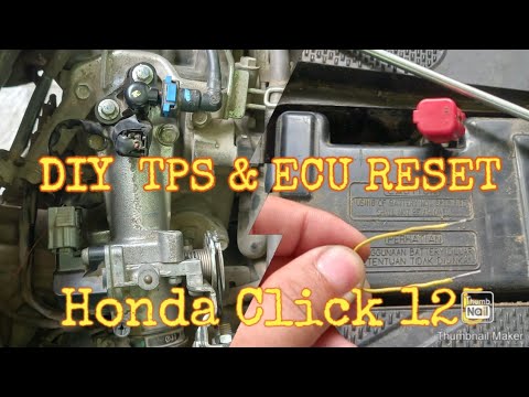 DIY PAANO MAG RESET NG  TPS AT ECU SA HONDA CLICK 125