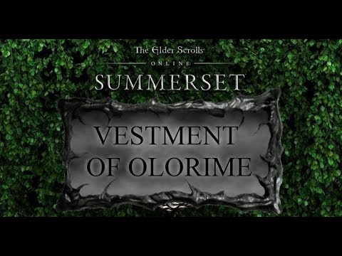 ESO. PTS. Vestment of Olorime redesigned.