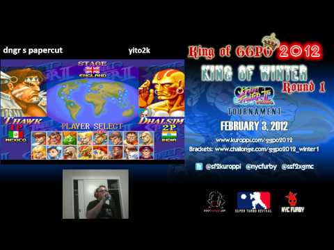 The King of GGPO 2012 - DNGR S Papercut (Hawk) vs yito2k (Dhalsim)