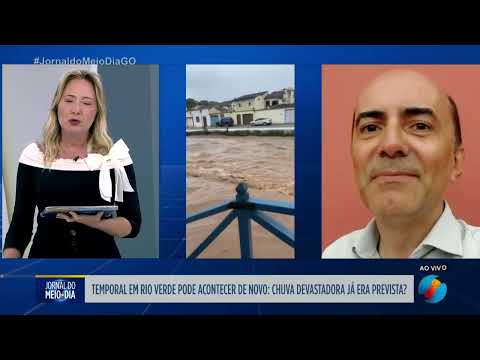 Em poucos minutos chove o esperado para uma semana em Rio Verde