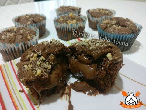 MORBIDI MUFFIN ALLA NUTELLA