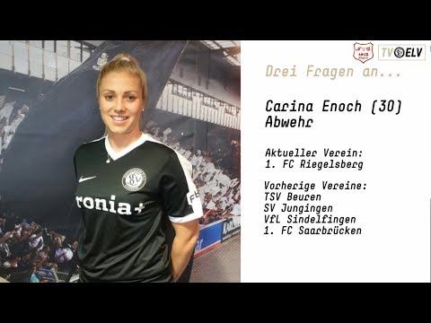 TV Elv // Frauenfußball - Neuzugang Carina Enoch