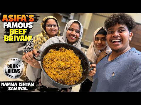 Asifa’s Beef Biriyani🔥 - Sunday Samayal - Irfan’s View