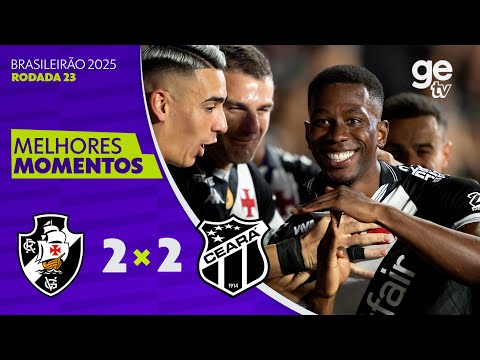 Gols e lances de Vasco da Gama x Ceará