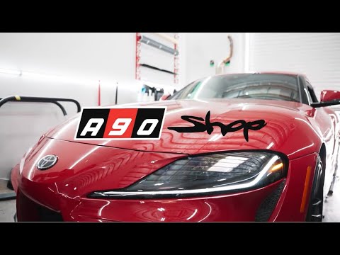 Installation of the CSF Cooling Package and HKS Intake - A90 Shop's Hatch Toyota Build