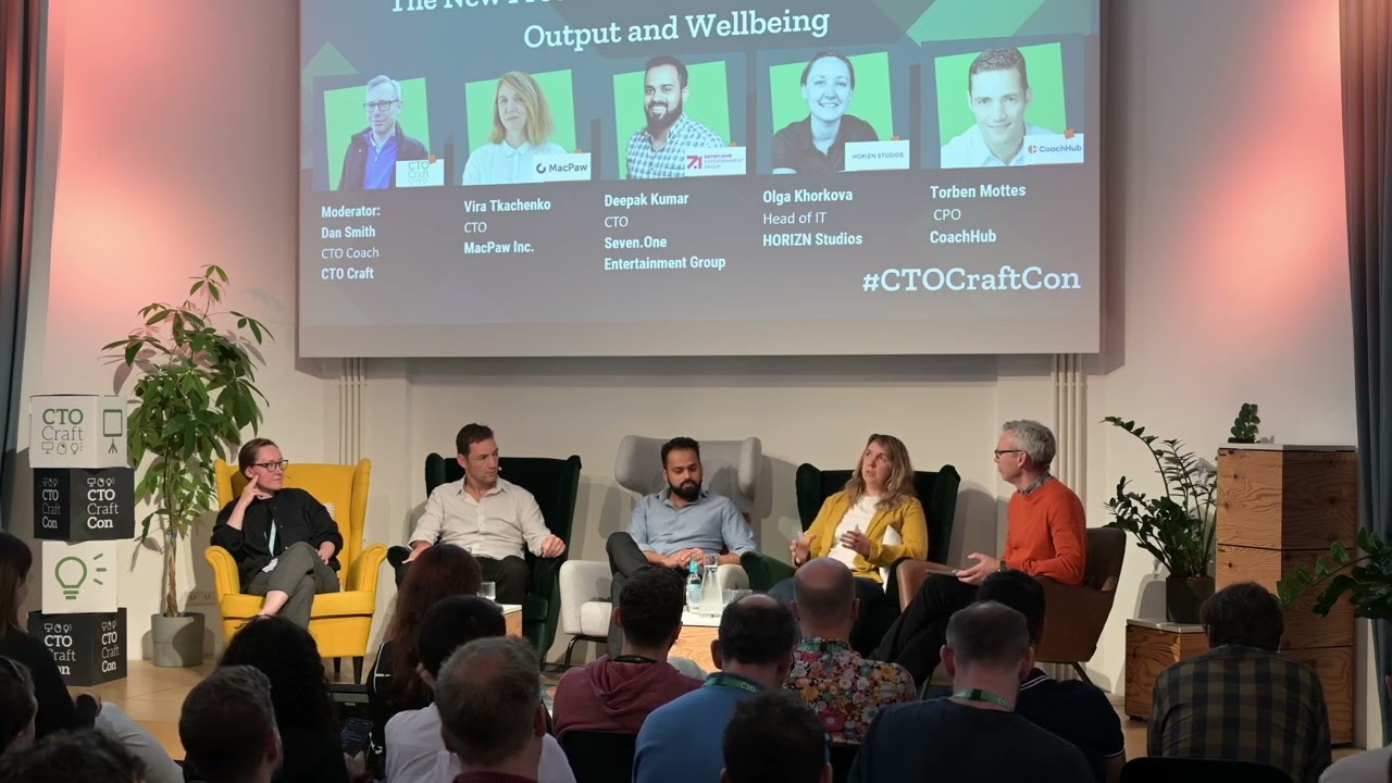 CTO Craft Con: Berlin - The New Productivity Paradigm: Balancing Output and Wellbeing