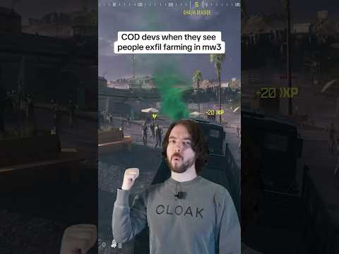 how treyarch reacted to exfil farming in #mw3zombies 💀