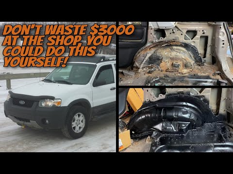 Ford Escape Rusty Shock Tower, how to install them step-by-step!! ￼