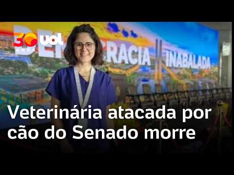 Veterinária atacada por cão do Senado morre em Brasília