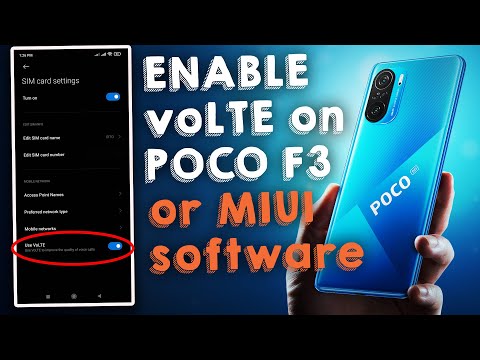 How to enable voLTE  on Xiaomi Phones like POCO F3 for DITO sim