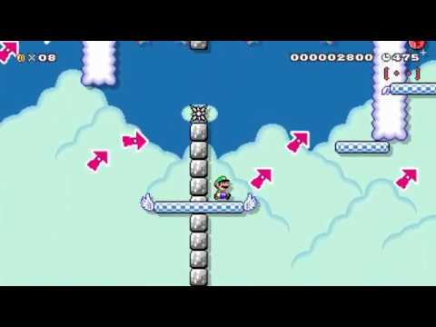 Super Mario Maker 2: [HARD] Blue Platform-ing // V2