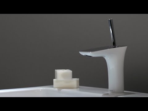 Lifestyle: Single lever basin mixer 110 with push-open waste set 1