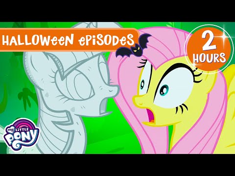 My Little Pony Friendship is Magic 🧡 SPOOKY HALLOWEEN EPISODES! 🎃 Full Episodes Compilation | MLP