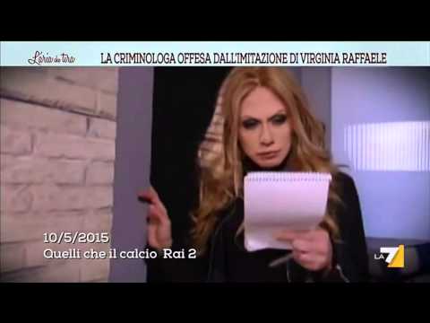 La criminologa offesa dall’imitazione di Virginia Raffaele