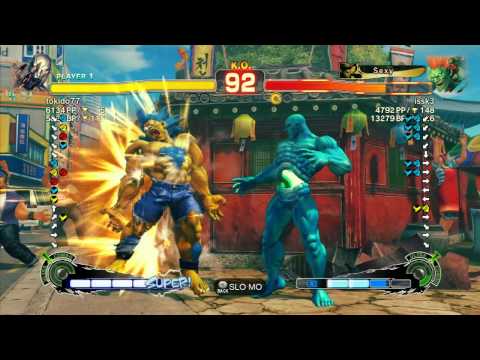 SSF4 AE: Tokido (Seth) vs issk3 (Blanka) - Ranked Match (720p HD)