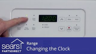 How to Change the Clock on Your Range — Clock Disappeared