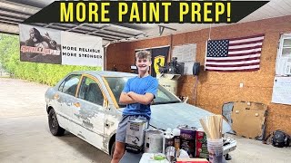 Final Paint Prep for the Abandoned Mitsubishi Lancer