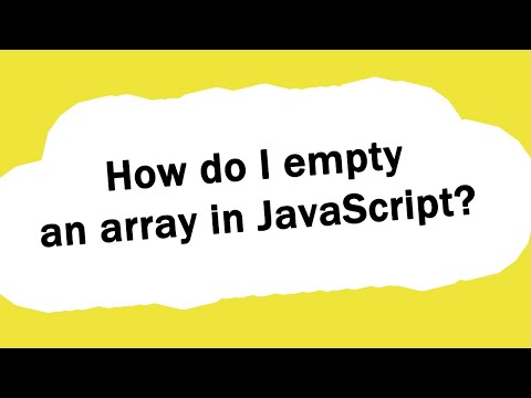 How To Empty An Array In Javascript