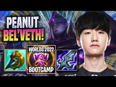 PEANUT DESTROYING WITH BEL'VETH! - GEN Peanut Plays Bel'veth JUNGLE vs Kha'zix! | Bootcamp 2022