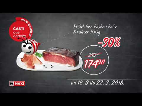 Maxi vas časti sniženjima od 16.-22.03.2018.
