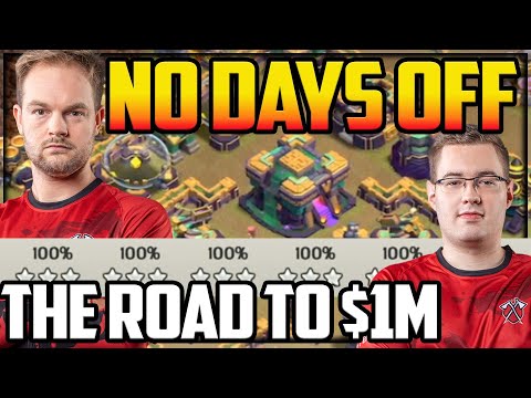 NO DAYS OFF! What it Takes to WIN $1M in Clash of Clans