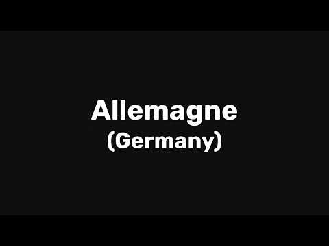 Learn French | How to Pronounce Allemagne