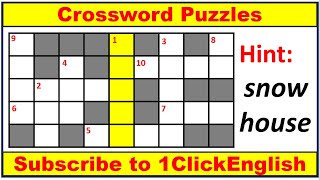 Crossword Puzzles Test-07|EnglishPuzzle|Questions|Tricky|Questions |English Crossword Game|QuizGame