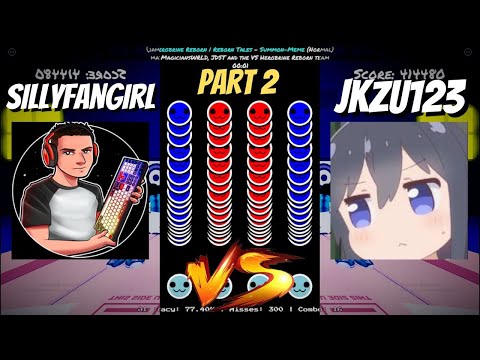 SillyFangirl vs JKZU123 Part 2 ! Roblox Funky Friday vs The BEST PLAYER !