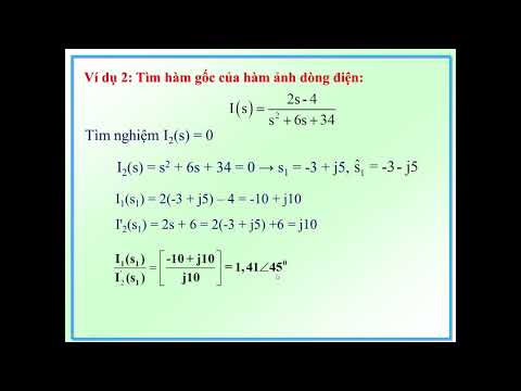 Biến đổi Laplace - Khai triển Heaviside