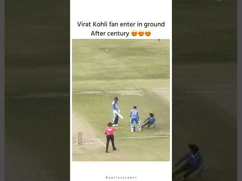 Virat Kohli fan enter in ground after century #short #viral #cricketbuzz #indvssa #kingkohli #roko