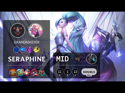 Seraphine Mid vs Ekko - EUW Grandmaster Patch 11.10
