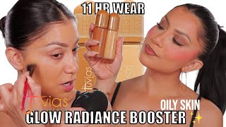 *new*JUVIA'S PLACE I AM MAGIC GLOW RADIANCE BOOSTER REVIEW & 11HR WEAR TEST *oily skin*| MagdalineJ