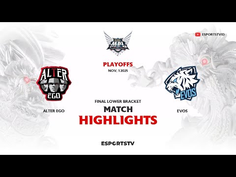Alter Ego vs EVOS HIGHLIGHTS MPL ID S16 PLAYOFFS | EVOS VS AE ESPORTSTV