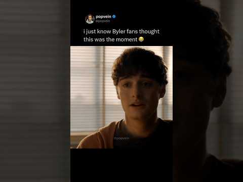 i can tell Byler fans thought this was their moment 😭