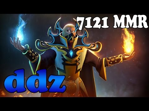 Dota 2 - ddz 7121 MMR plays Invoker vol 3# - Ranked Match Gameplay !