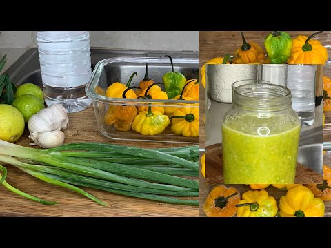 Traditional Caribbean Pepper-Sauce! (Hot sauce) Recipe | Val’s Kitchen