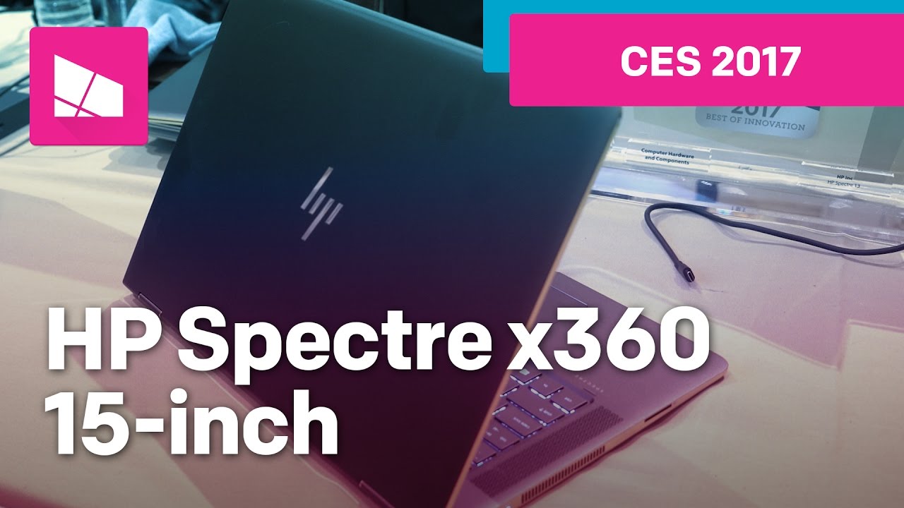 HP Spectre x360 15-inch (2017, Ash Silver, 4K display) from CES - YouTube