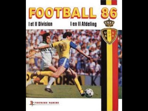 STICKERS PANINI BELGIUM CHAMPIONSHIP 1986 KV MECHELEN