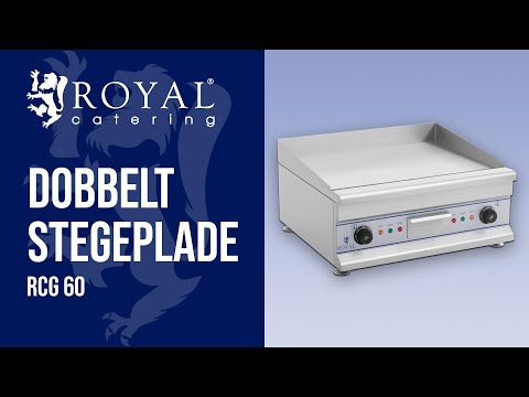 Video - Doppel Elektro Grillplatte - 60 cm - glatt - 2 x 3.200 W