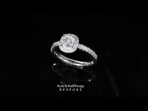 BESPOKE Cushion Cut Diamond Engagement Ring