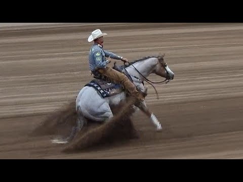 Mariano Pedrero y Payaso Rojo Gunner- Co Campeón Reservado del Guadalajara Reining Classic 03-Jun-23