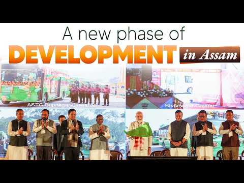 PM Modi launches multiple development projects in Guwahati, Assam