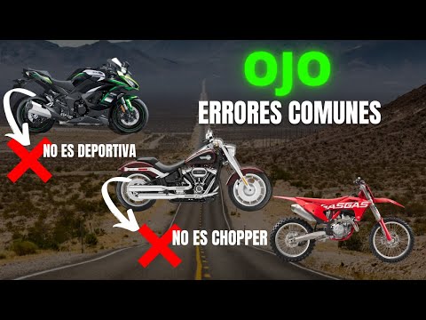 TIPOS DE MOTOS ¿Cuales son y cómo identificarlas?