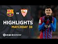 Highlights FC Barcelona vs Sevilla FC (1-0)