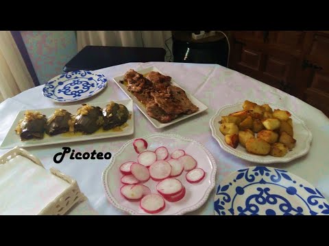 Como hacer una comida de Picoteo.-La cocina de la abuela Alejandra