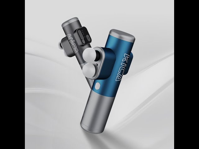 Double-Head Massage Gun, 10 MM Amplitude Deep Tissue Percussion Massage Gun, Super Quiet Brushless Motor, Pain Relief Muscle Massager with Slide Adjustable Speed