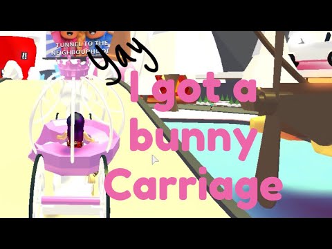I GOT A LEGENDARY CARRIAGE!!! (Roblox adopt me) Fist Video | Its SugarCoffee Video