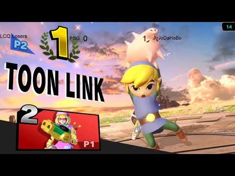 SWT NW Qualifier SSBU Online Tournament - PinkShirtGuy (Min Min) vs. JoJoDaHoBo (Toon Link) LCQ