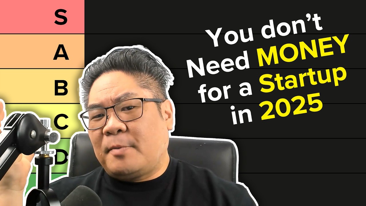 How to Start a Startup & Raise PRE-SEED with NO MONEY (2025 Tier List)